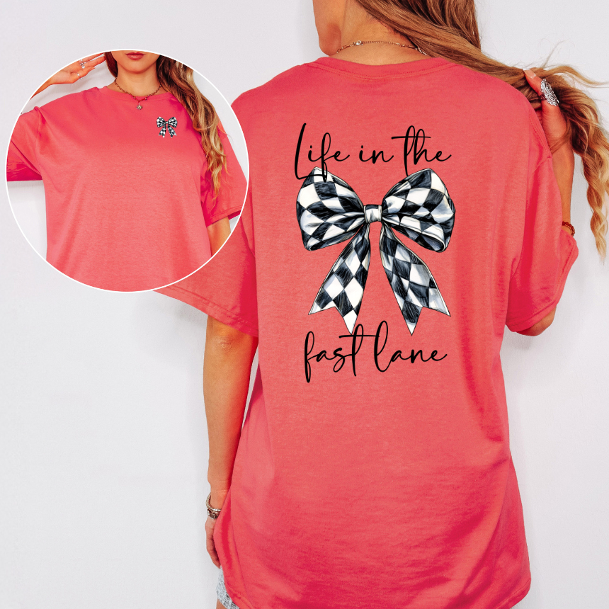 Life in the Fast Lane Double-Sided T-Shirt -  Gildan S-3XL