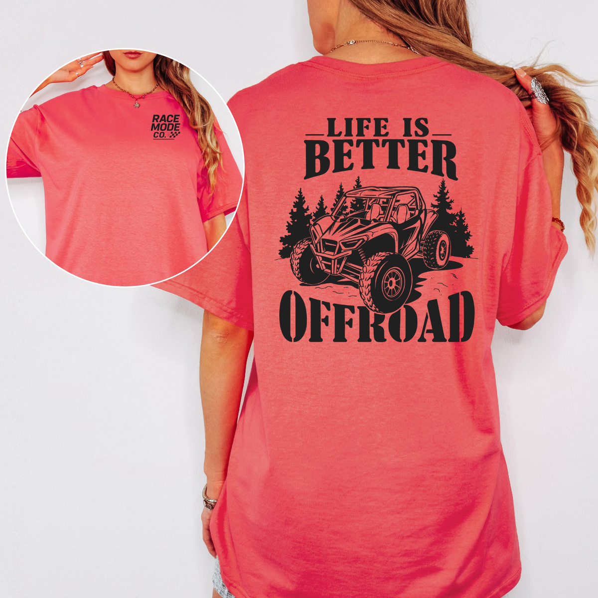 Life Is Better Offroad Women's Double-Sided T-Shirt - Gildan S-3XL