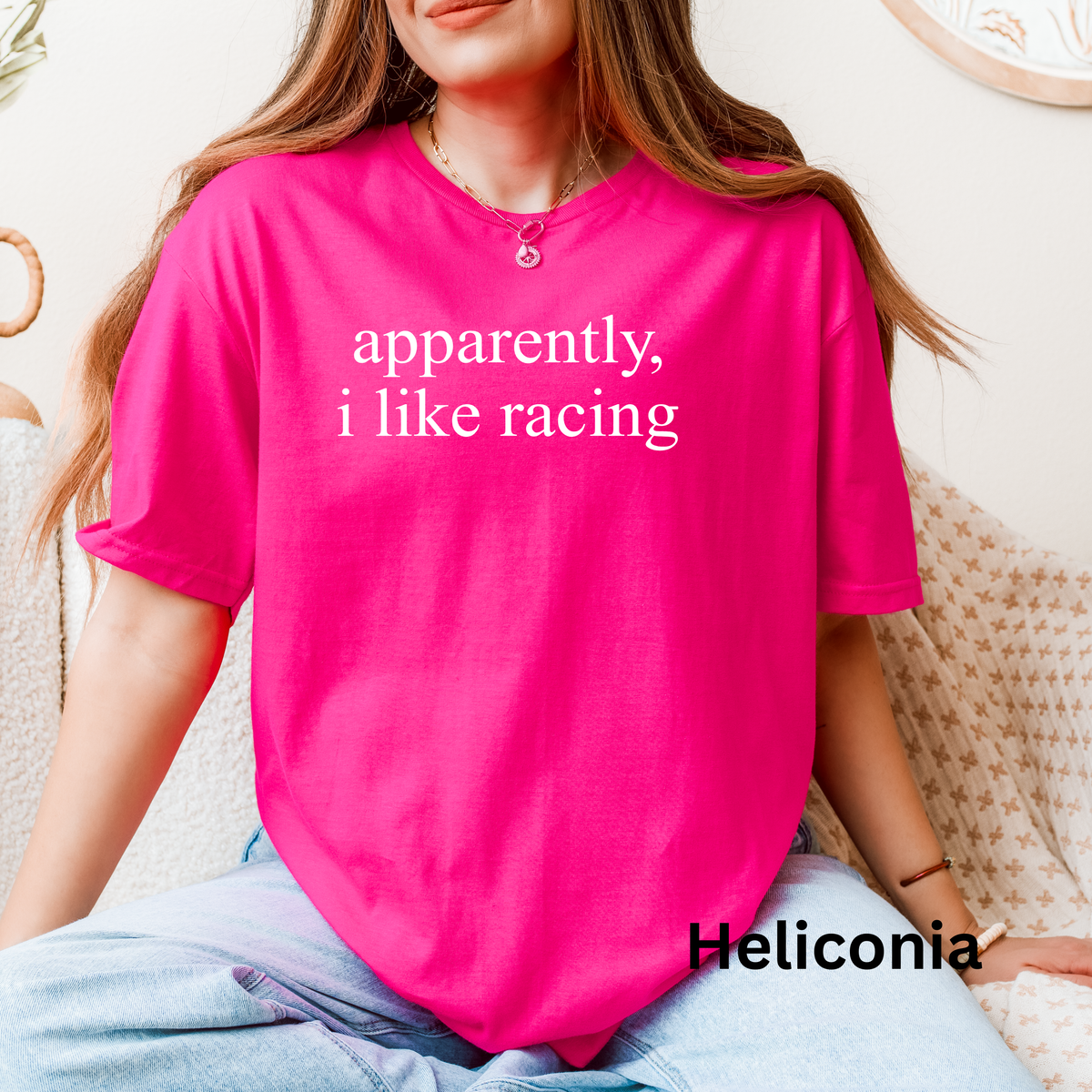 Apparently I like Racing Graphic Tee - Women