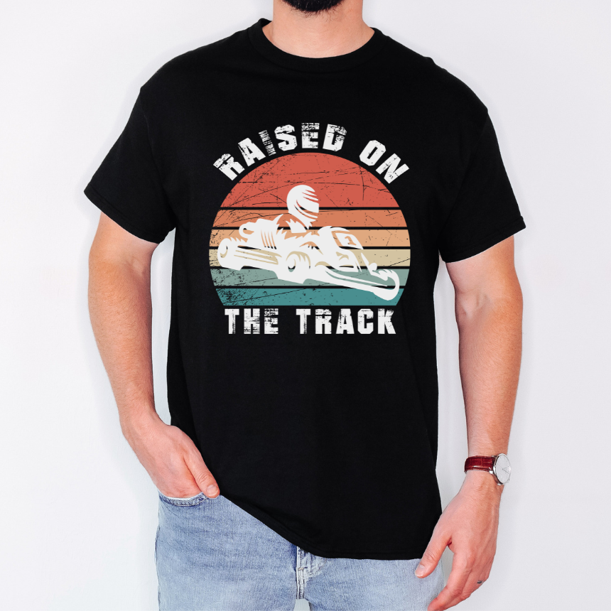 Raised on the Track Retro Go Kart Tee | Race Mode Co