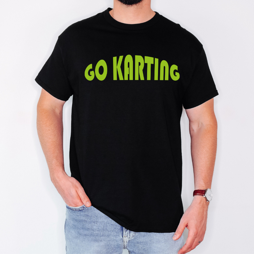 Go Karting Bold Neon Tee | S-5XL