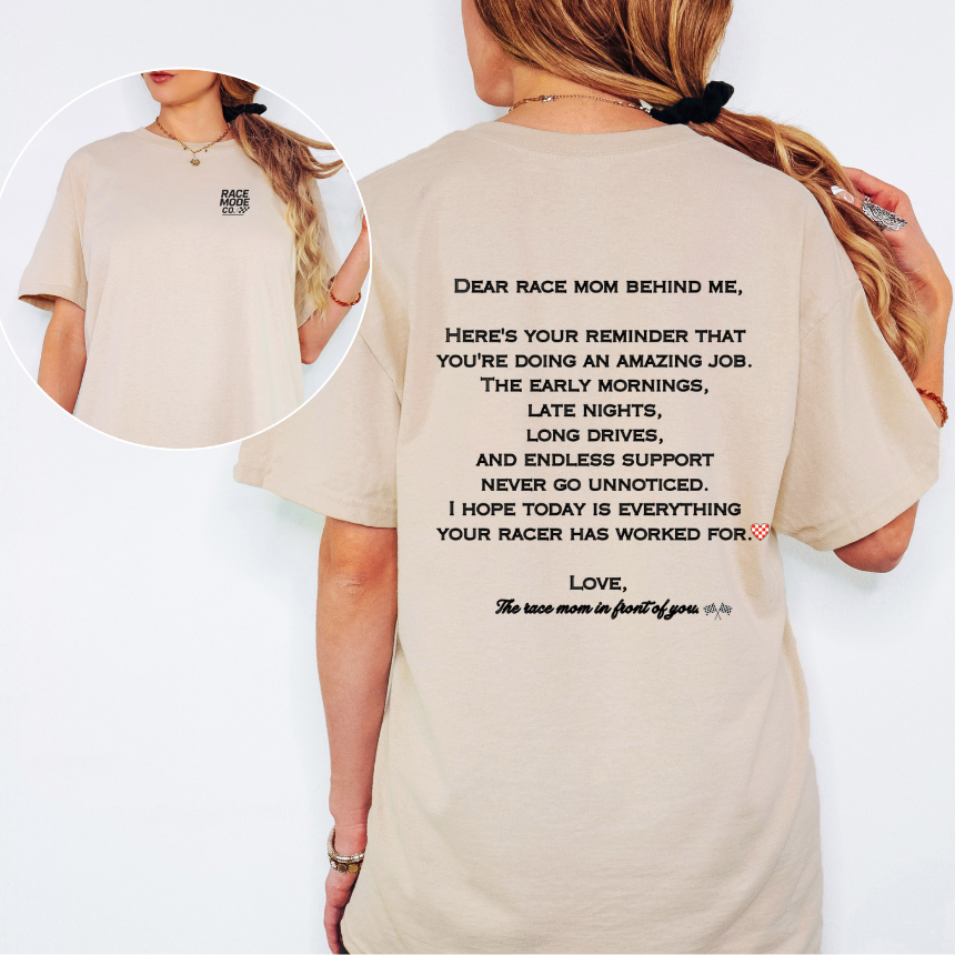 DEAR RACE MOM - YOU'RE DOING AMAZING - GILDAN S-3XL