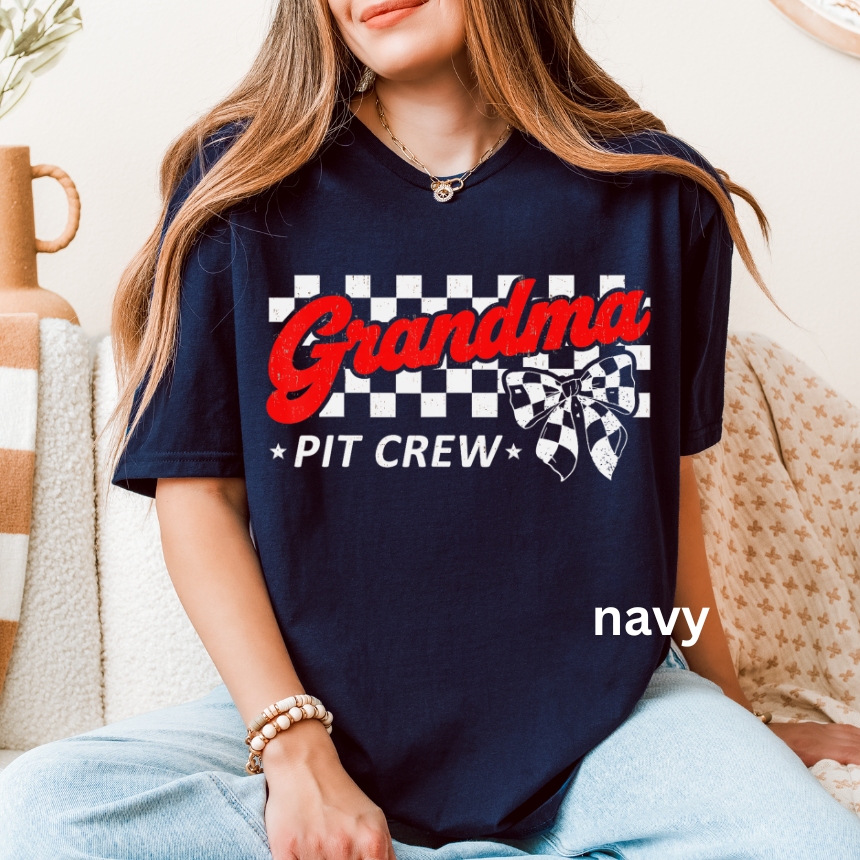 Grandma Pit Crew T-Shirt -  Gildan S-3XL