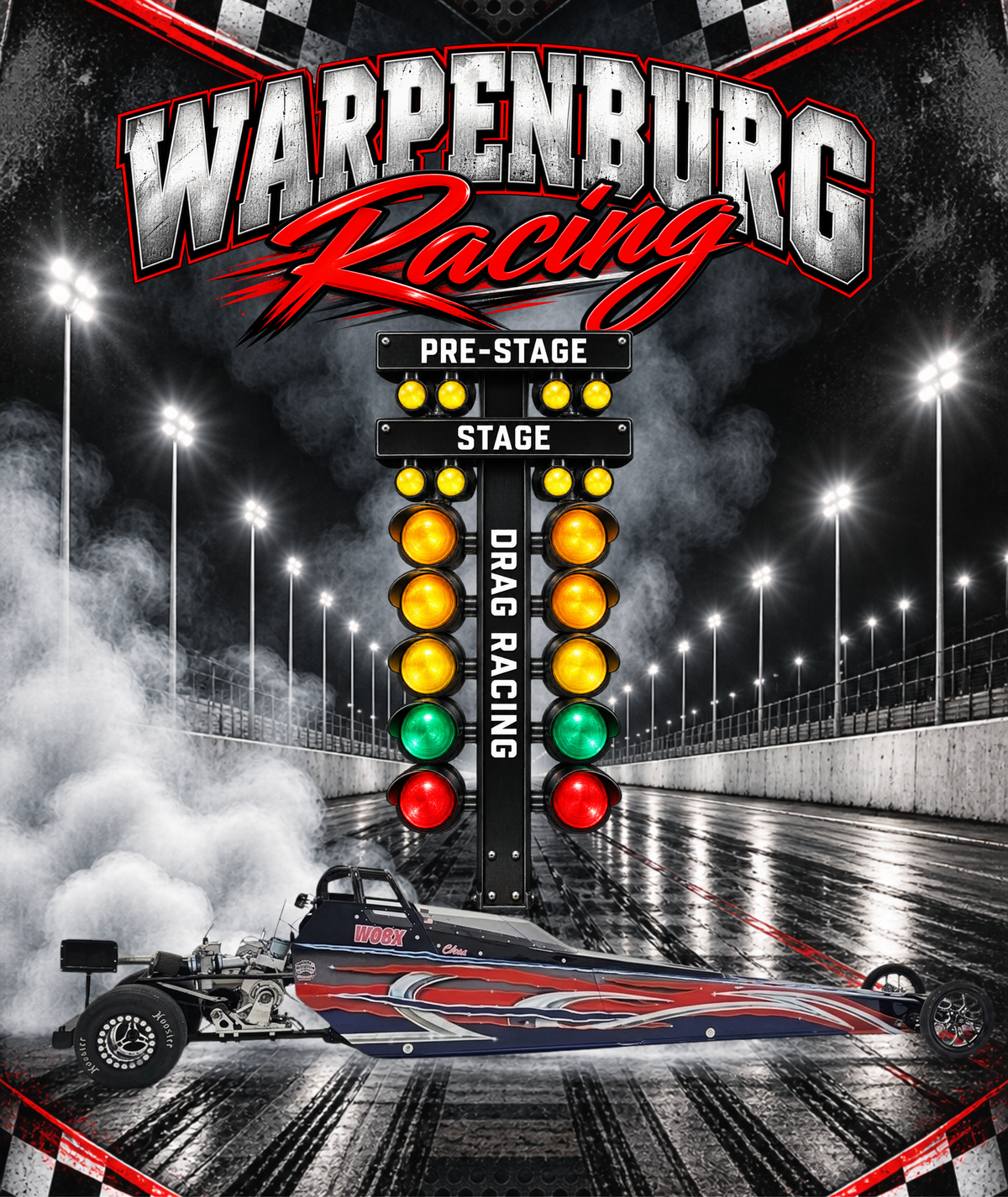 CUSTOM DRAG STRIP BLANKET