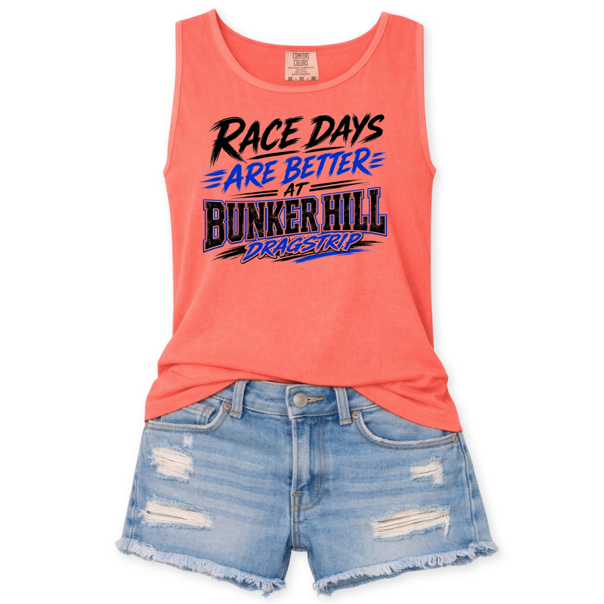 RACE DAYS ARE BETTER AT BUNKER HILL- COMFORT COLORS TANK