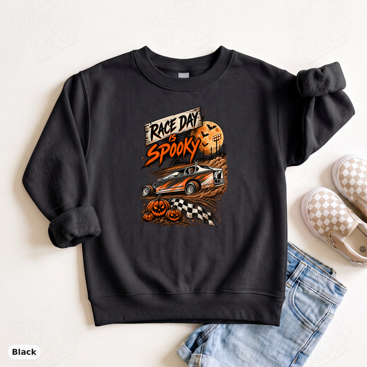YOUTH - Race Day Is Spooky — Gildan 18000B