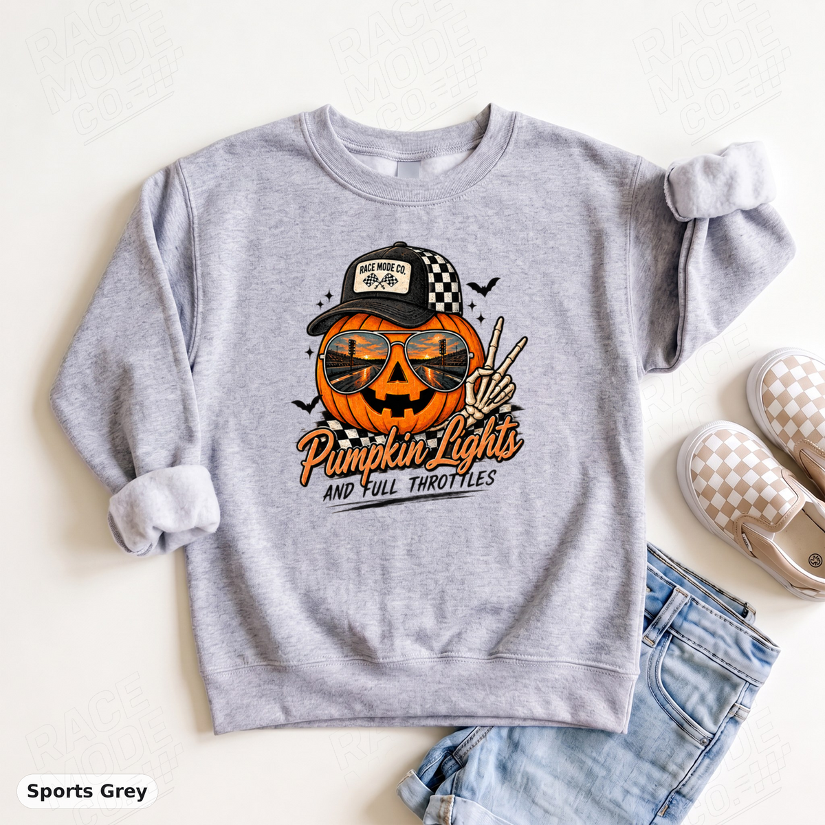 YOUTH - Pumpkin Lights And Full Throttles — Gildan 18000B