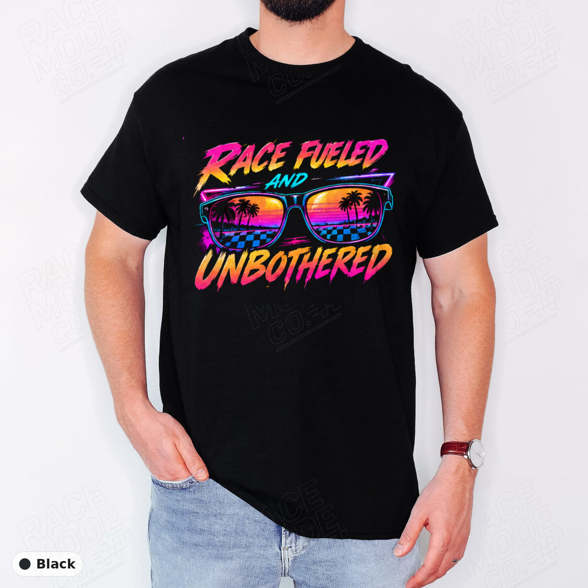 Race Fueled And Unbothered — Gildan 5000