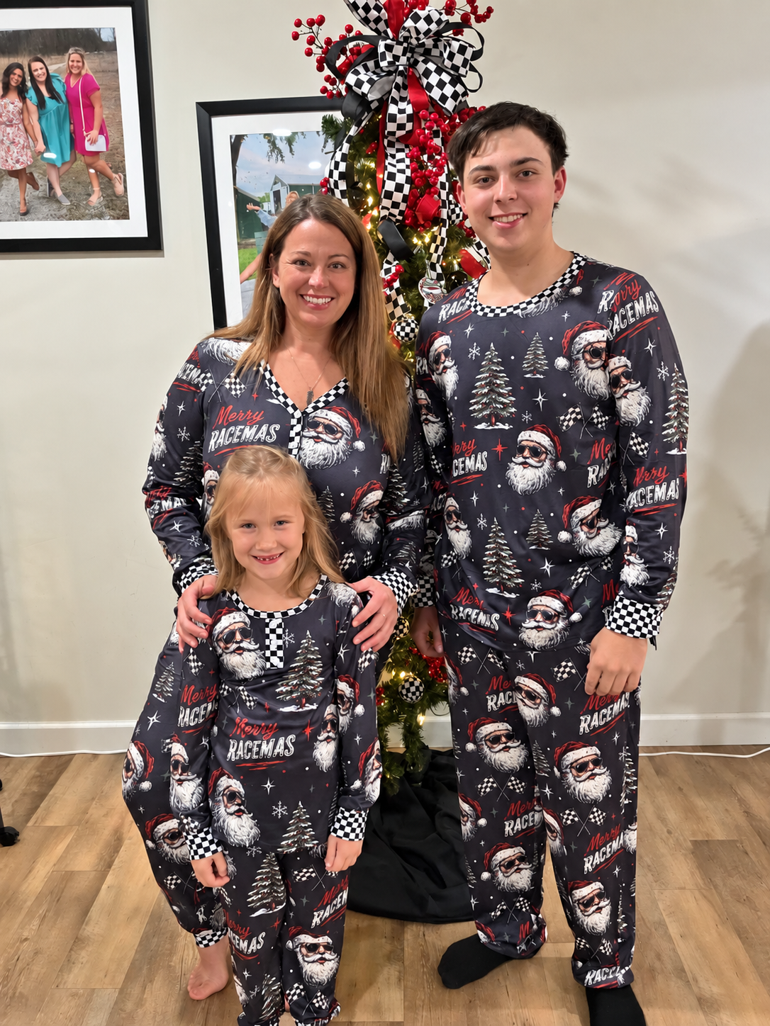Preorder: MERRY RACEMAS RACING CHRISTMAS PJS - ADULTS - arrives 1st part of Nov