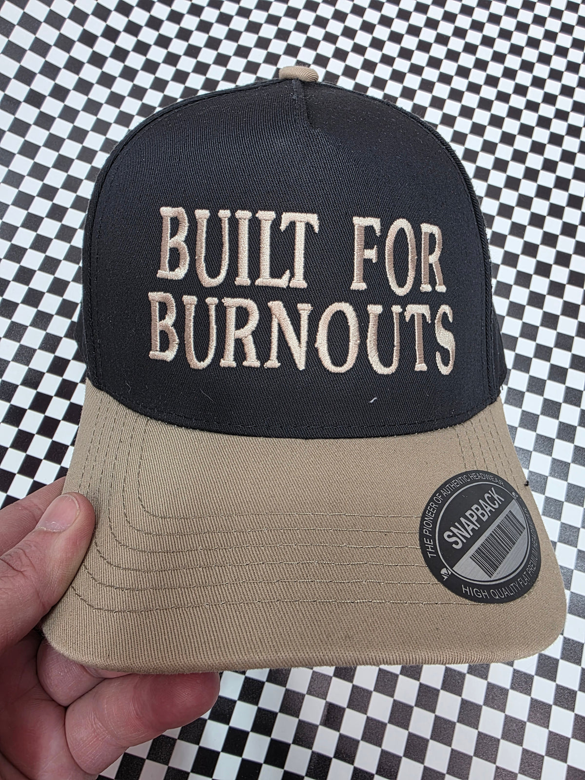 BUILT FOR BURNOUTS EMBROIDERED HAT