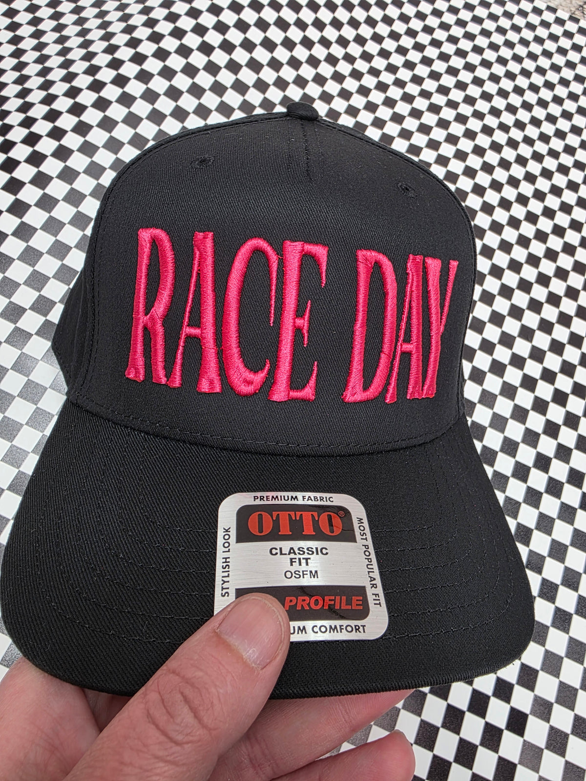 RACE DAY 3D EMBROIDERED HAT